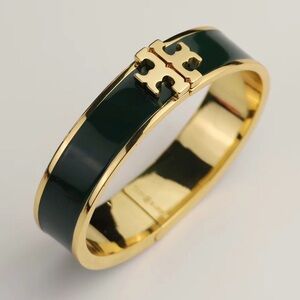 Tory Burch Green and 18K Gold gold Bracelet